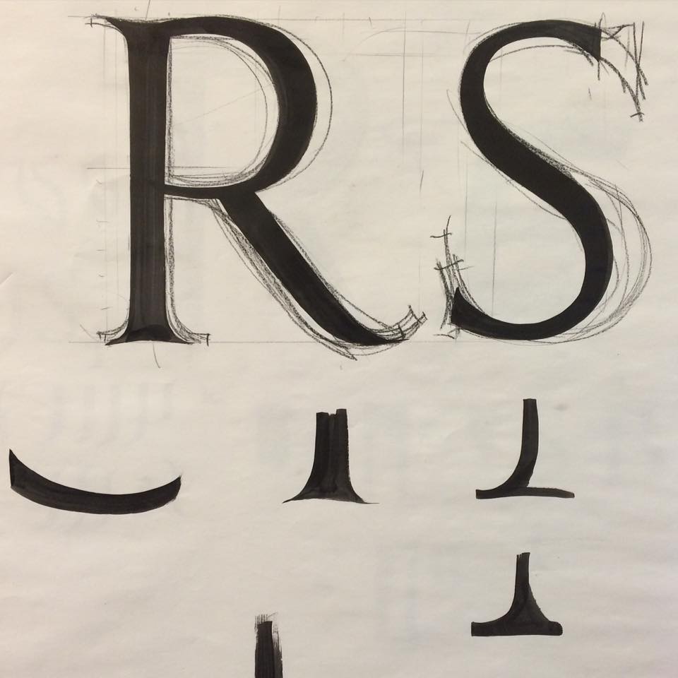 Original Trajan sign writing style NGS