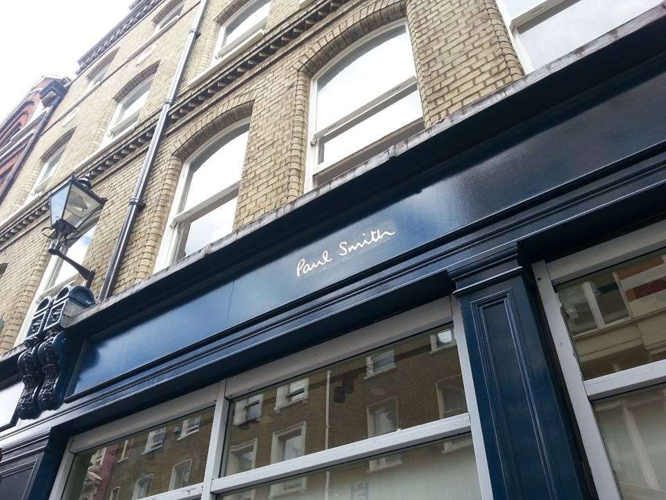 NGS Painted Fashion Designer shop names Traditional sign writers of London NGS Dulwich Margate Chelsea signwriters
