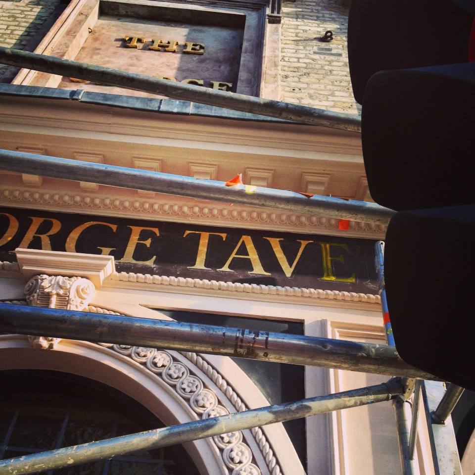 The George Tavern London Signwriter Nick Garrett NGS 2