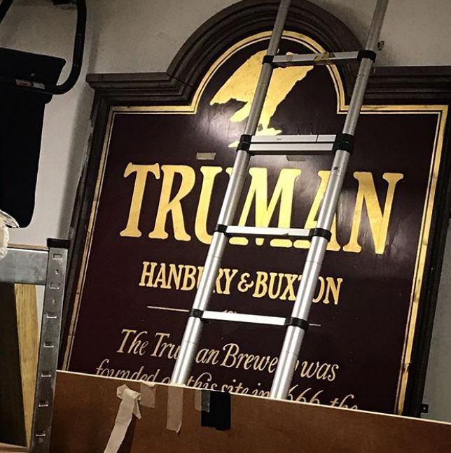 NGS Painted tRUMAN bREWERY sIGNAGE numbers names Traditional sign writers of London NGS Dulwich Margate Chelsea signwriters