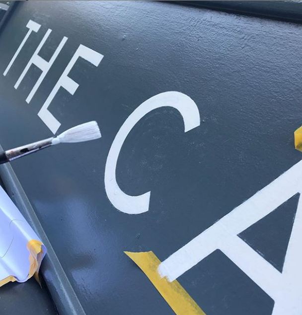 NGS Painted House numbers names Traditional sign writers of London NGS Dulwich Margate Chelsea signwriters