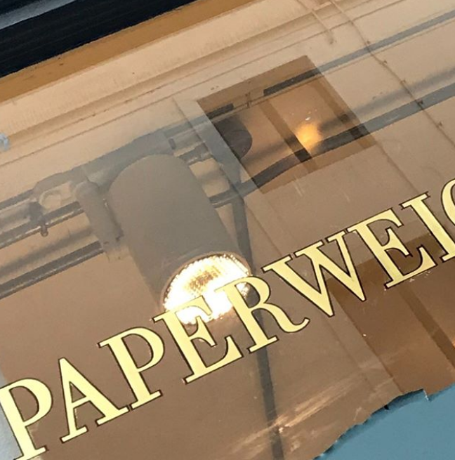 (Rock n Roll) GOLD Leaf Sign writing London NGS Dulwich Margate Chelsea signwriters NGS Dulwich Margate Chelsea Traditiona sign writing