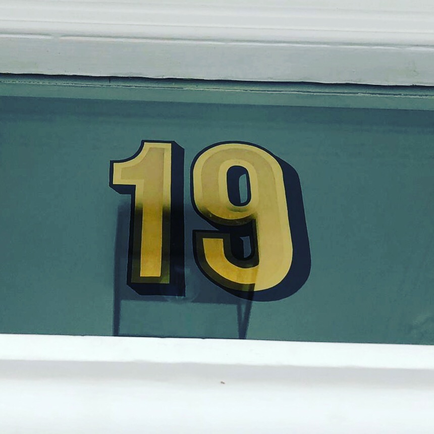 NGS Painted House numbers names Traditional sign writers of London NGS Dulwich Margate Chelsea signwriters