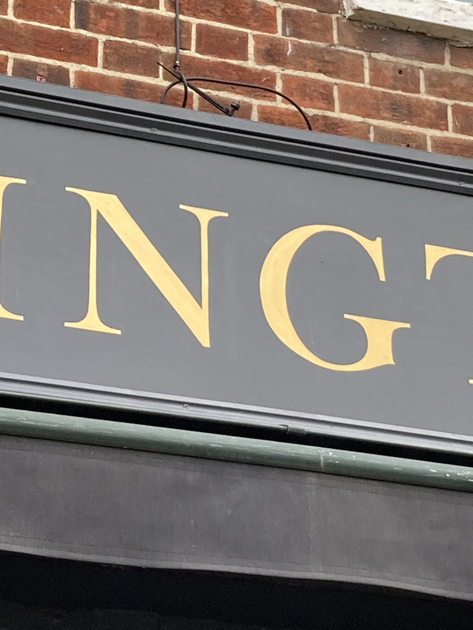 NGS Painted House numbers names Traditional sign writers of London NGS Dulwich Margate Chelsea signwriters