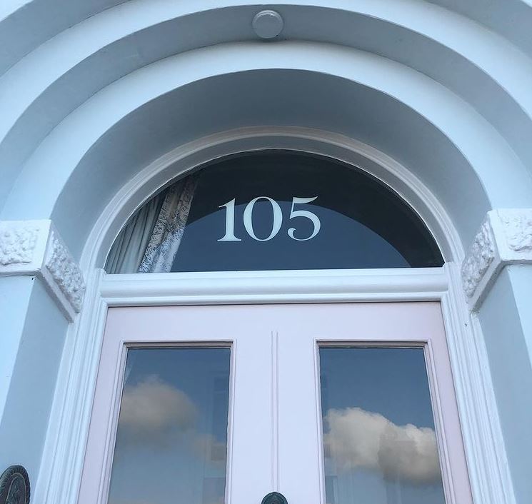 NGS Painted House numbers names Traditional sign writers of London NGS Dulwich Margate Chelsea signwriters