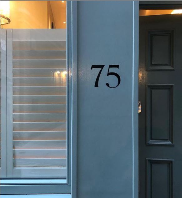 NGS Painted House numbers names Traditional sign writers of London NGS Dulwich Margate Chelsea signwriters