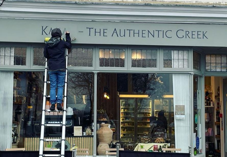 Traditional Hand Painted Signs. NGS Painted House numbers names Traditional sign writers of London NGS Dulwich Margate Chelsea signwriters
