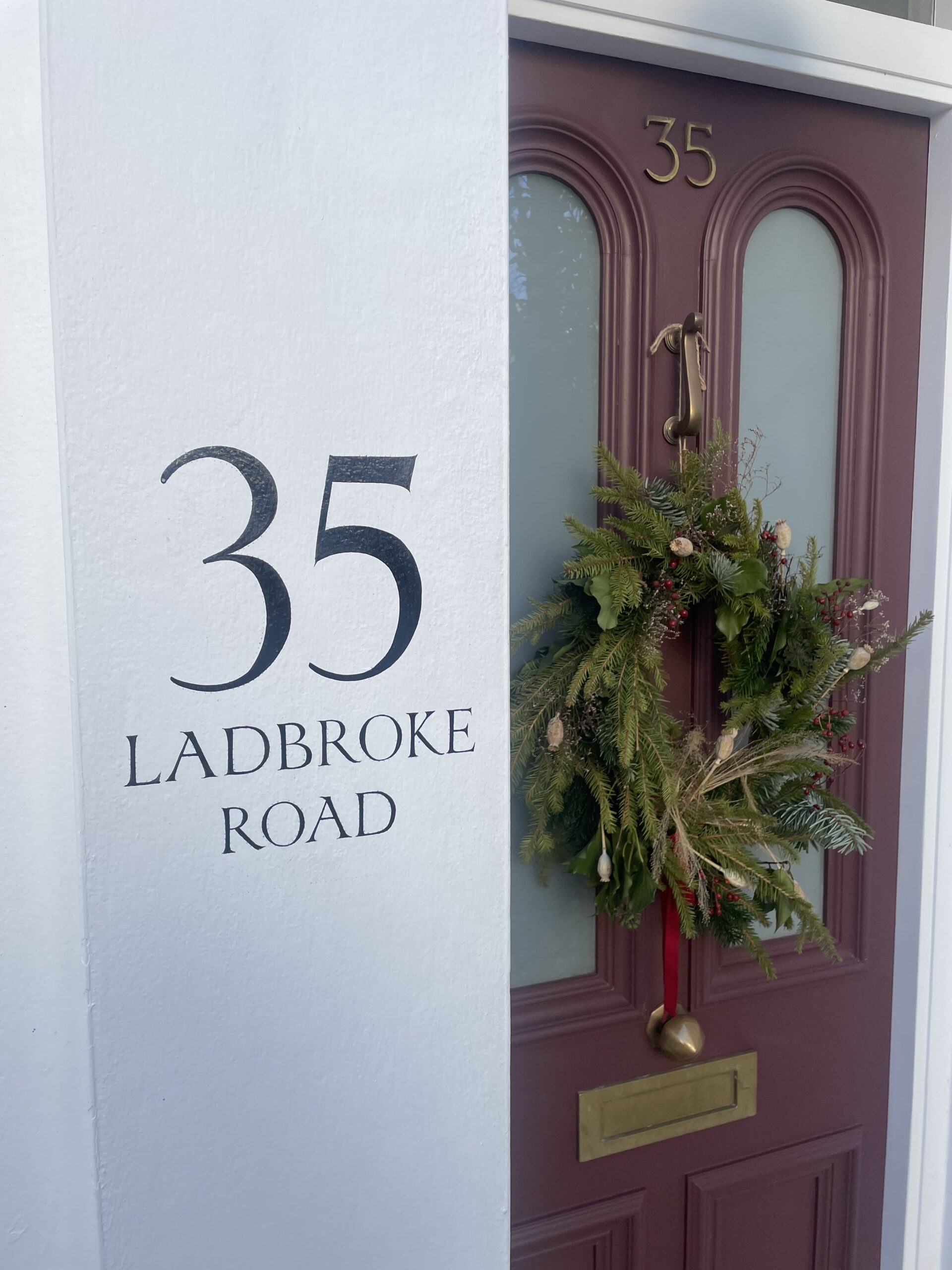 Traditional sign writing London, London's Victorian Houses, Hand Painted House Numbers