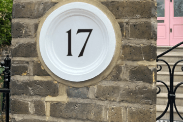 Classic Painted House Names & Numbers by NGS Sign writers