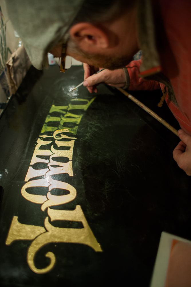 London Tattoo 3D retro Shop signs, Traditional sign writers of London NGS Dulwich Margate Chelsea signwriters