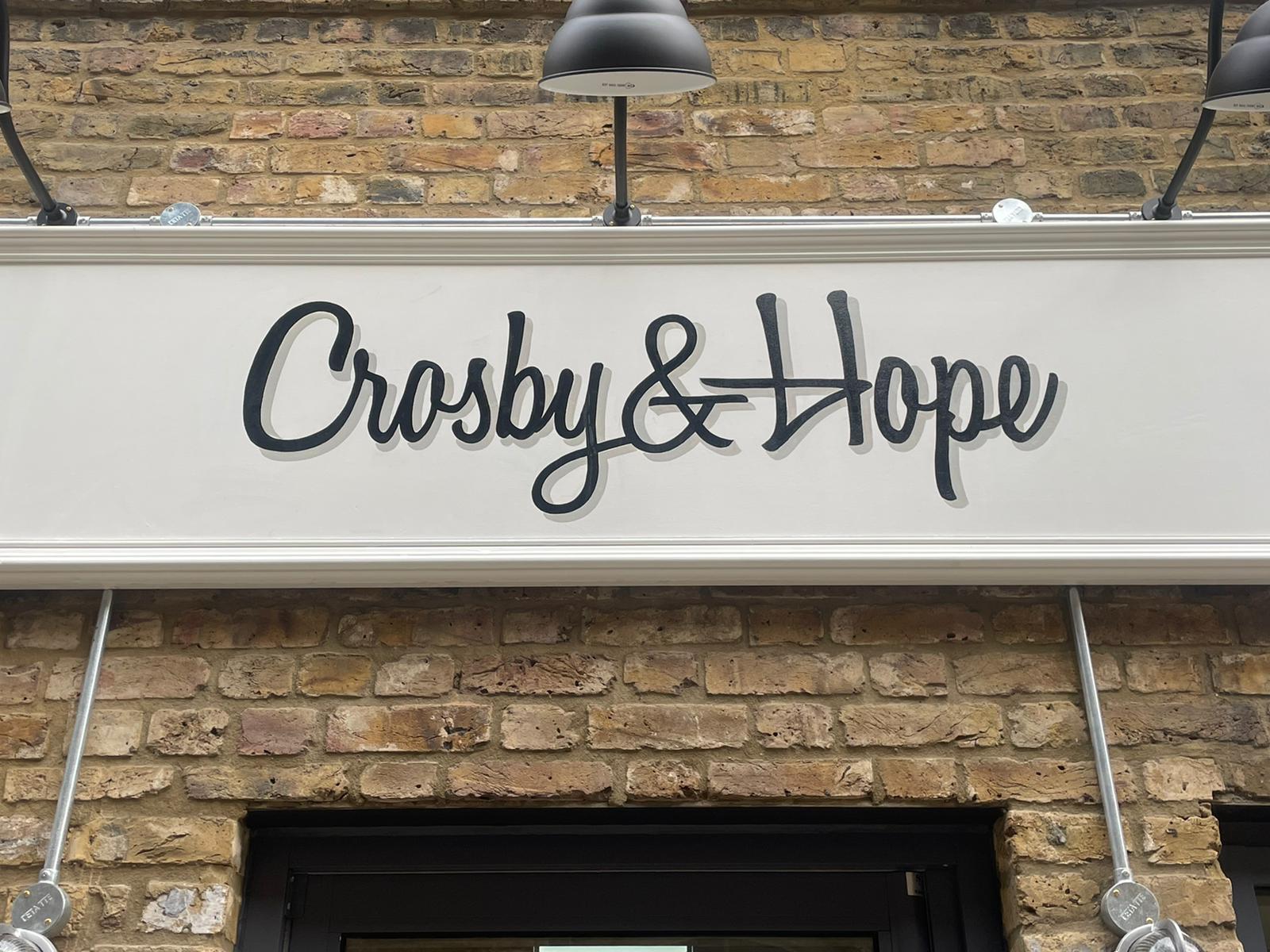 Crosby & Hope, NGS Painted Cafe restaurant, numbers names, Traditional sign writers of London NGS Dulwich Margate, 51.49456765499576, -0.17415278042634838, Chelsea, Fulham road Signwriter, 51.513286138657314, -0.13605138048658413 painted shop signs Soho 51.52381789141246, -0.0772289866369295, Notting hill, Shoreditch signs, City of London, Hatton Garden, Canary Wharf, Clapham, Seraina, Nick Garrett signage, Wayfinding signs, hand painted Balfron Towers, Chelsea signwriters, Poplar, St. James's lettering artists, NGS Painted gold House ,numbers names Traditional sign writers of London NGS, Dulwich Margate, Chelsea, signwriters, NGS Painted gold House numbers names, Traditional sign writers of London NGS, Dulwich, Margate, Chelsea, signwriters, NGS Painted House numbers names Traditional sign writers of London NGS Dulwich Margate, 51.49456765499576, -0.17415278042634838, Chelsea, Trajan, Baskerville, Garamond Lettering, Fulham road Signwriter, 51.513286138657314, -0.13605138048658413 painted shop signs Soho Brand Designers, 51.52381789141246, -0.0772289866369295, Notting hill, Shoreditch signs,