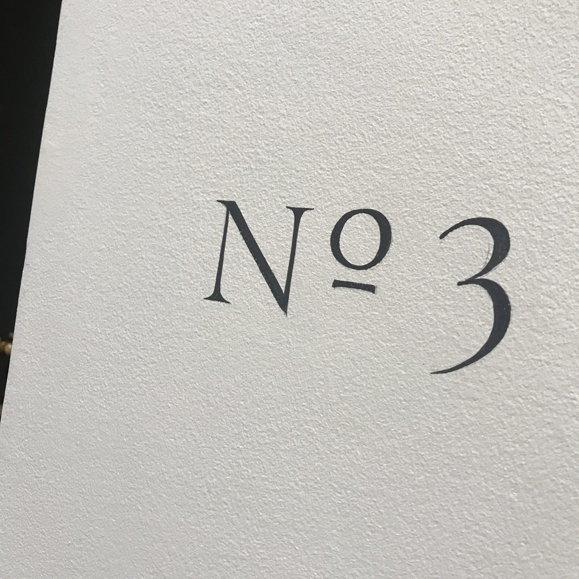 house numbers painted in london NGS