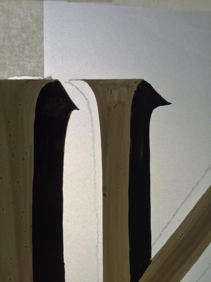 London's TRADITIONAL SIGN WRITER LONDON NEAR ME, NGS SIGN WRITING CENTRAL LDN. Gold House Numbers London Sign Writer Nick Garrett Seraina Baumgartner NGS