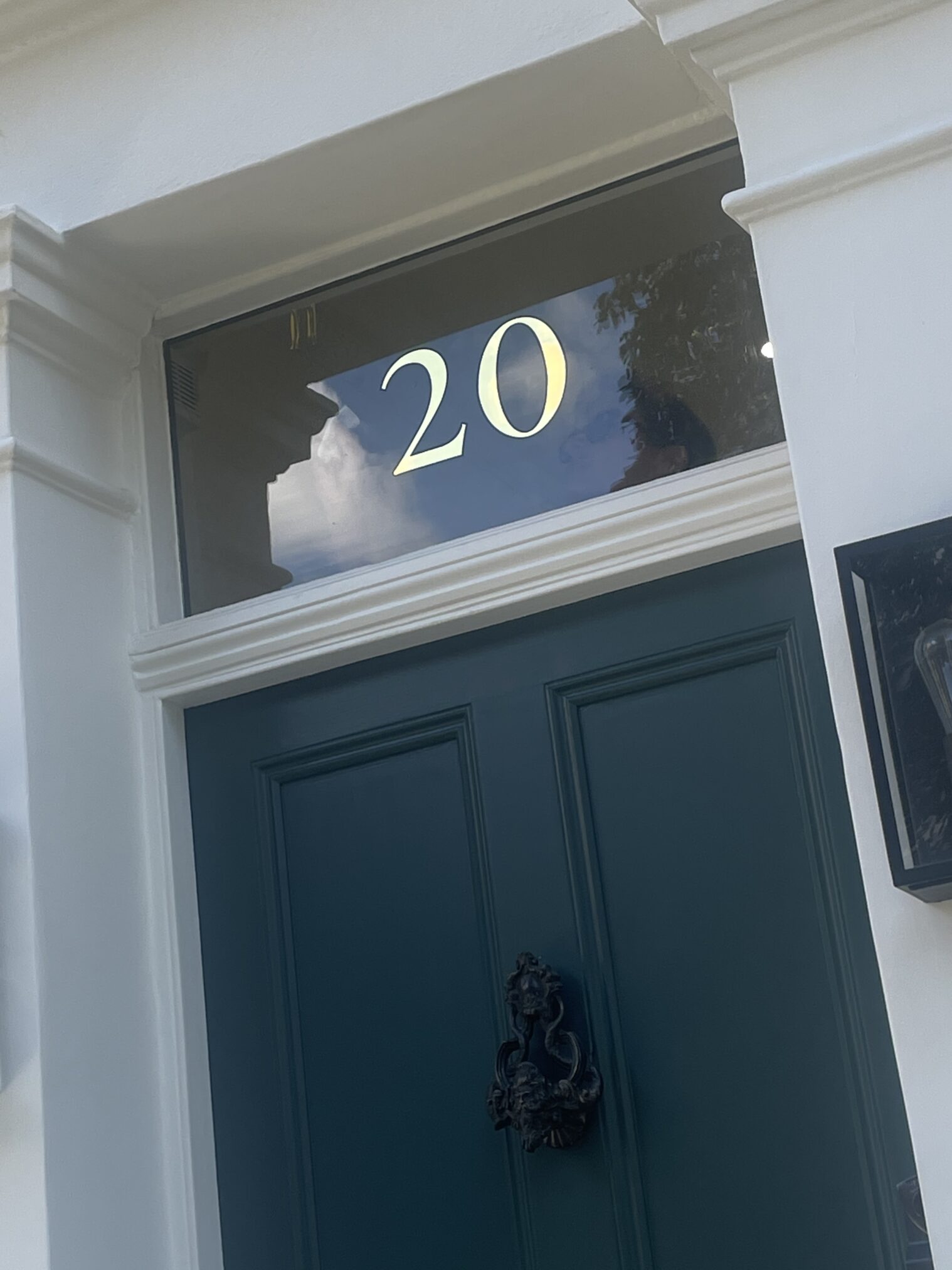 , NGS Painted House numbers names Traditional sign writers