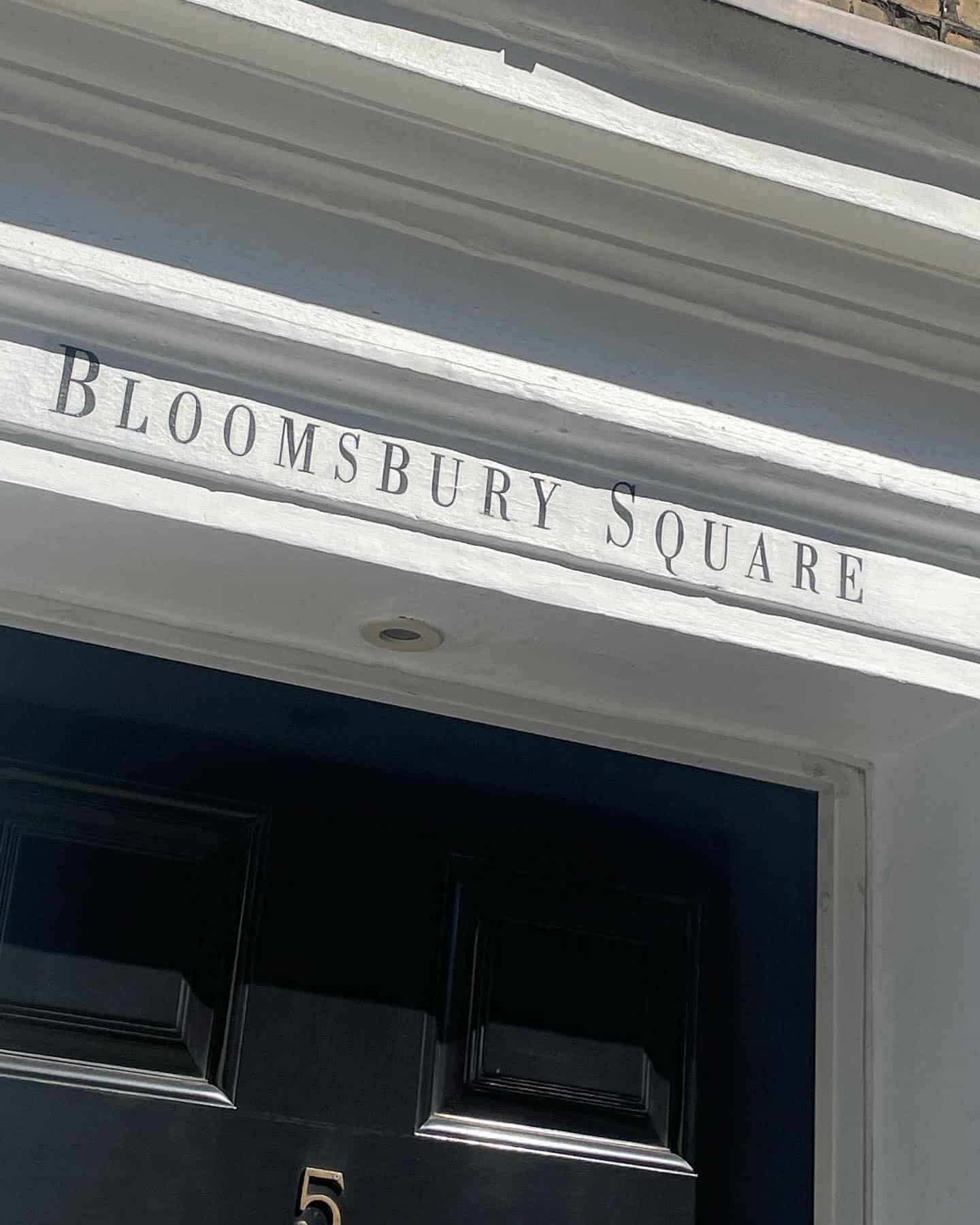 Restoration of House Title by Nick Garrett NGS London sign writers. Painted House Shop names Traditional sign writers of London NGS