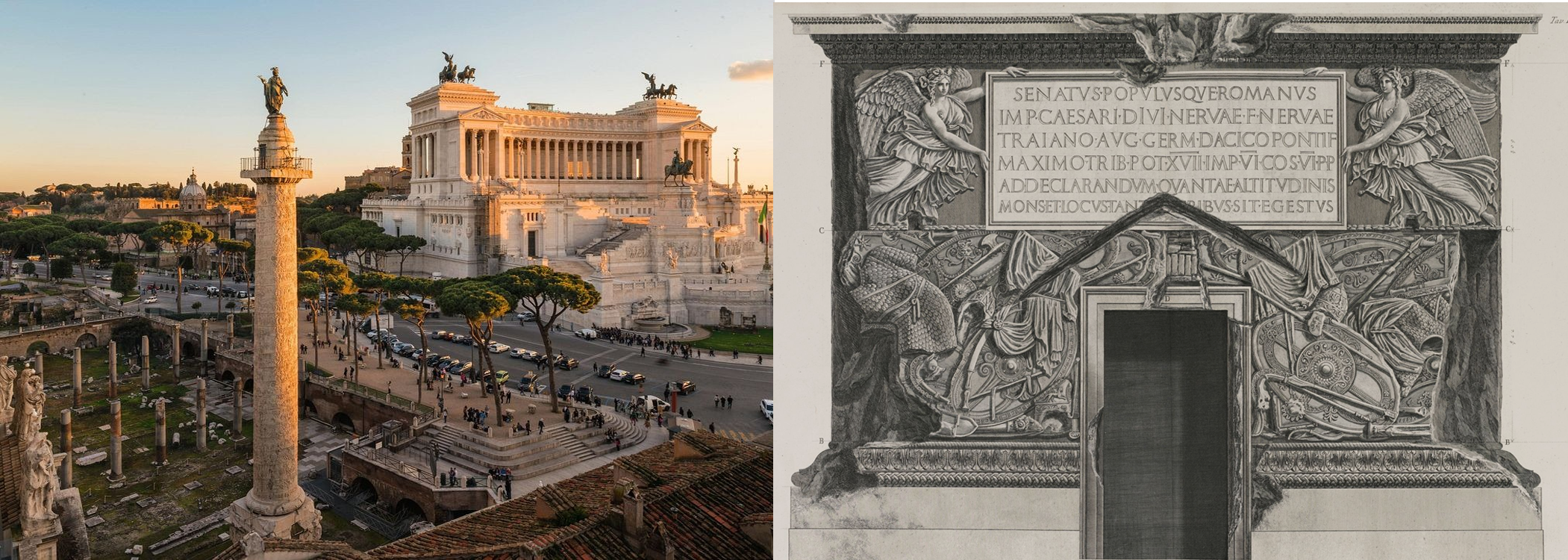 Trajan Column Rome NGS, Traditional sign writer