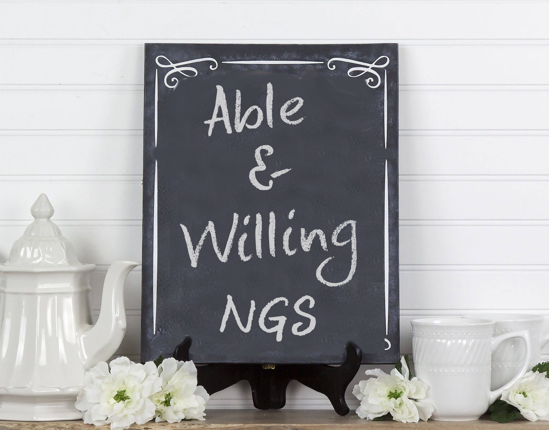 NGS Signs Able and willing, design led typographic sign writers