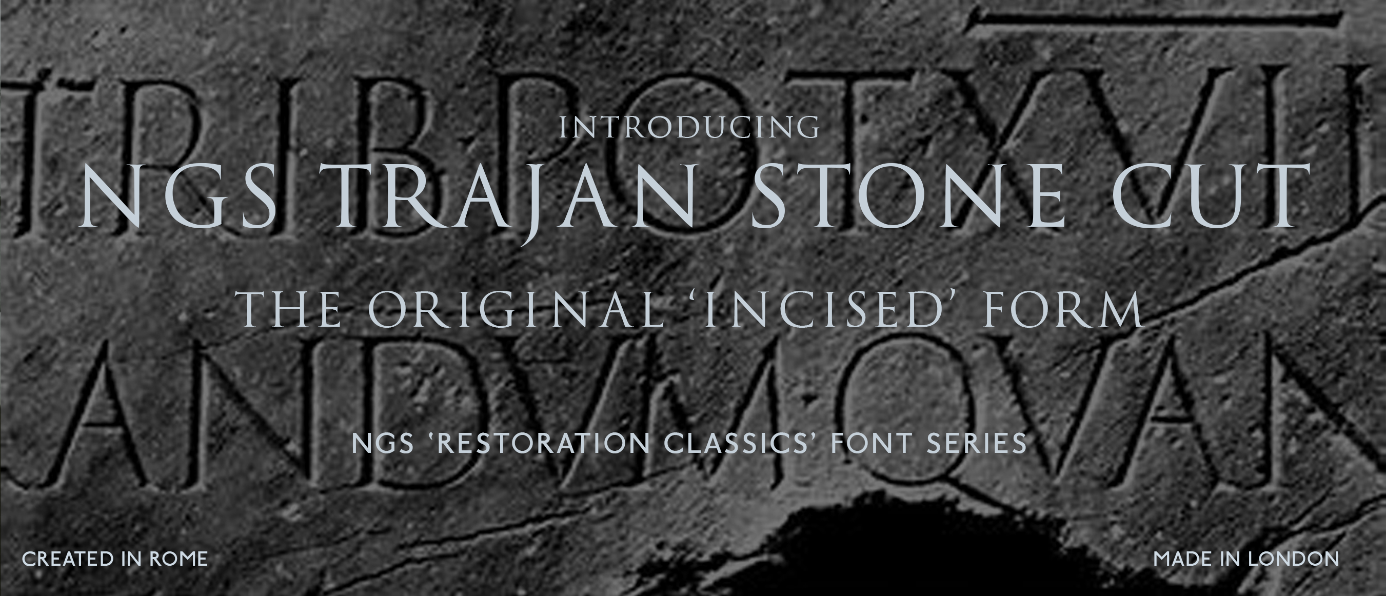 font designer NGS Trajan Baskerville, Trajan Column Catich Rubbing Rome NGS