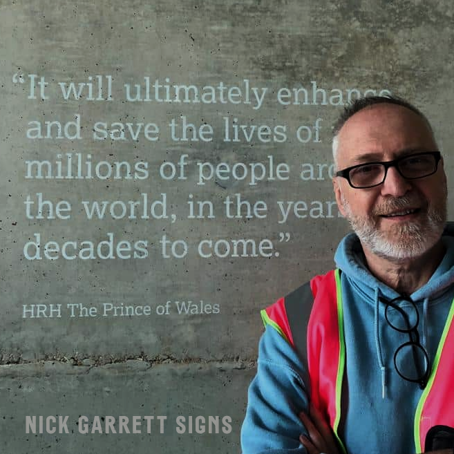 Nick Garrett hand painted signs