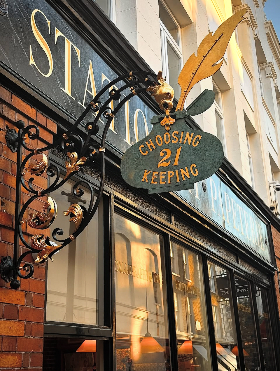 Bodoni in Gold Leaf by NGS London