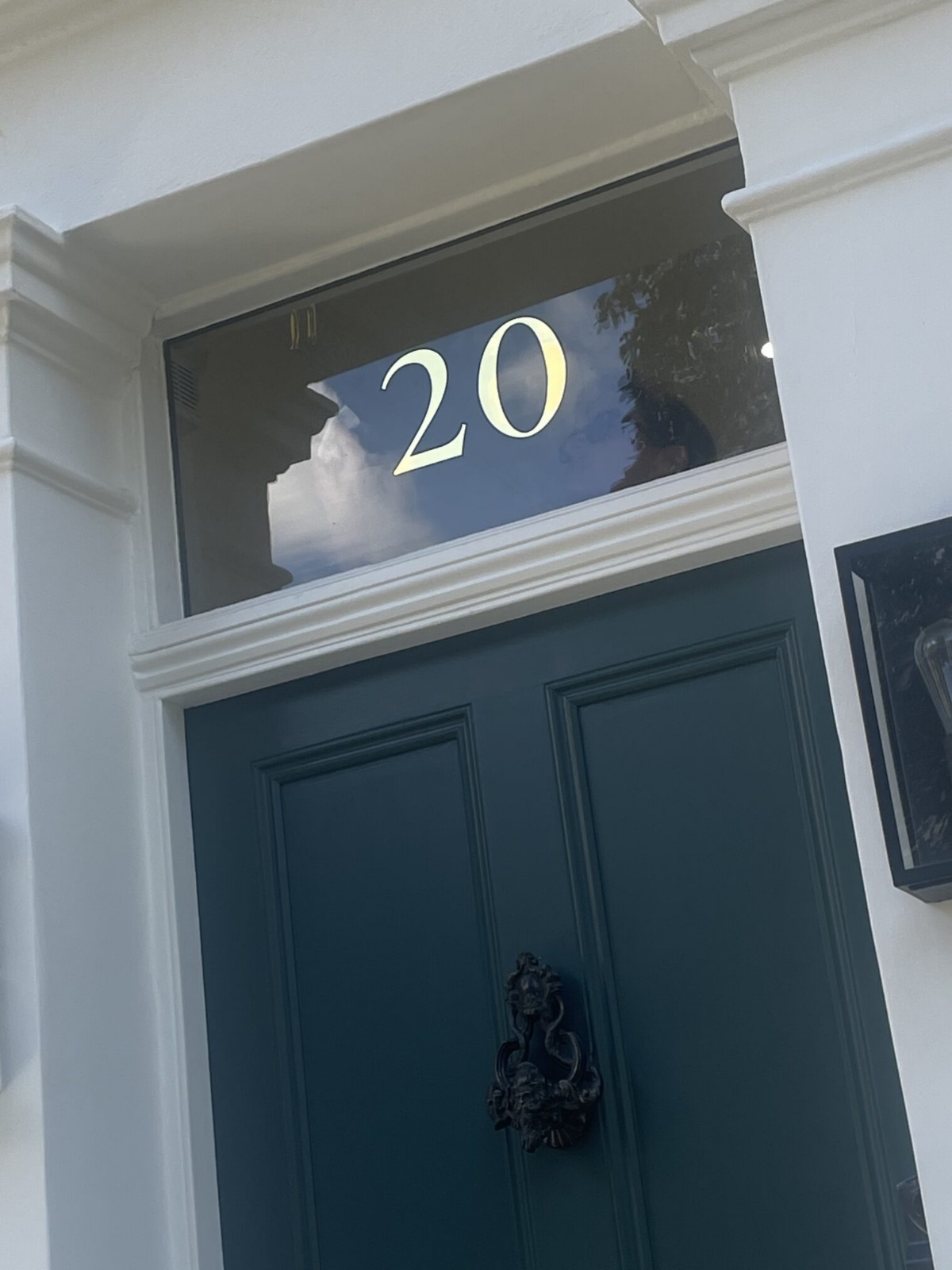Modern Twist sign writing, Bodoni House Numbers