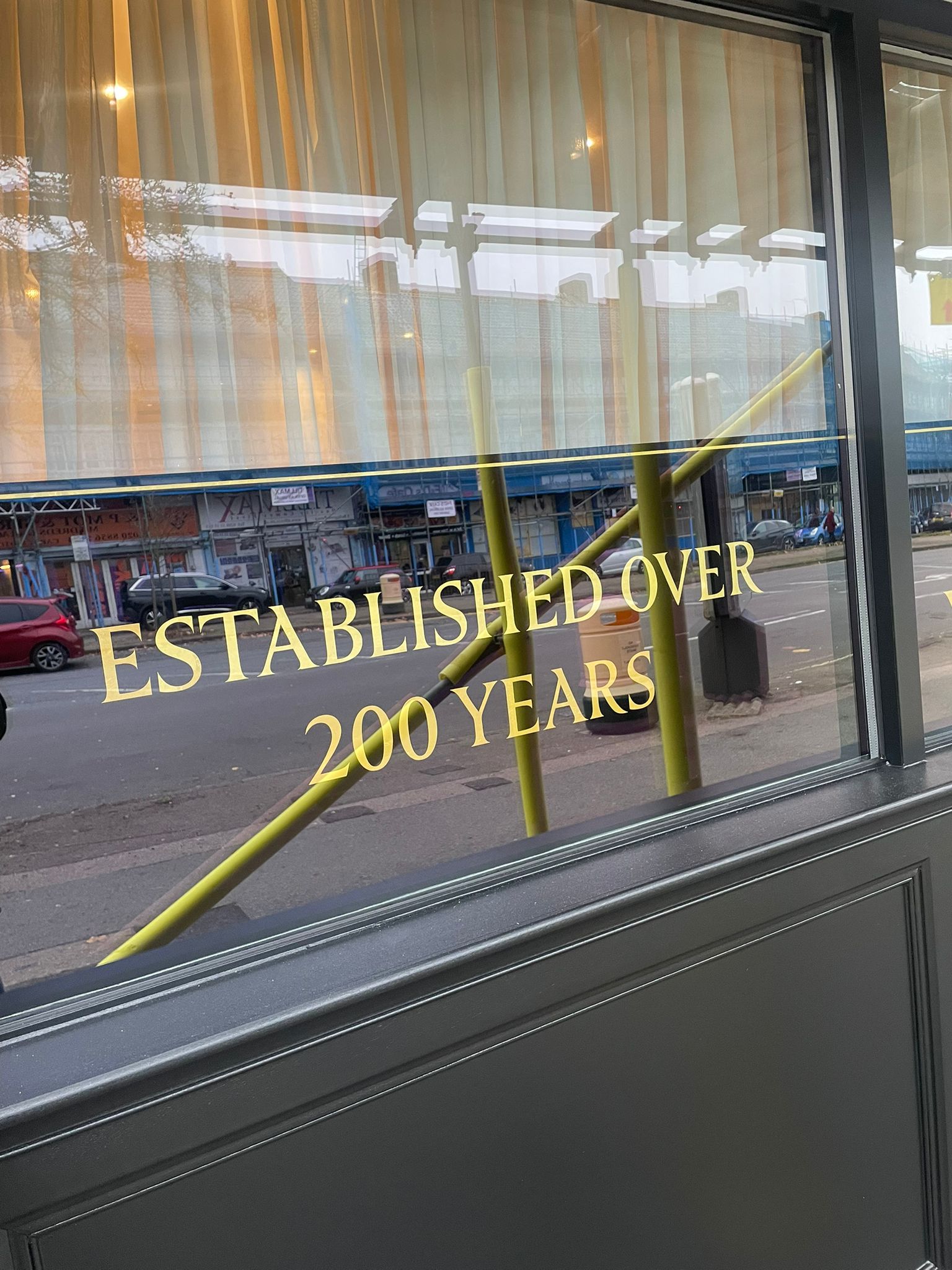 Traditional Sign writer. Reverse glass gilding and gold foil/leaf lettering London, by NGS., letters by hand NGS london Signs 002