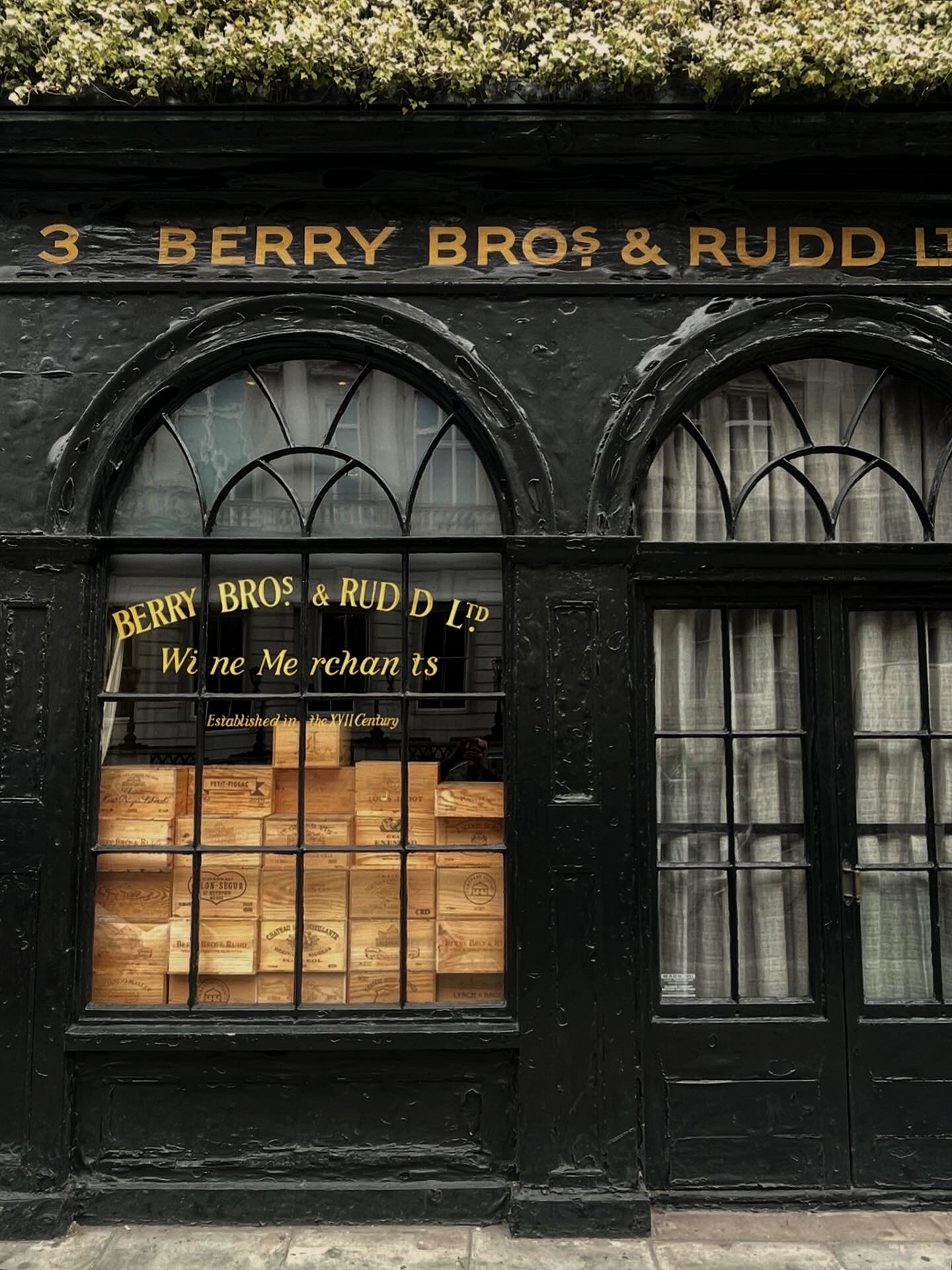 Berry Bros & Rudd Roman Lettering by NGS of London