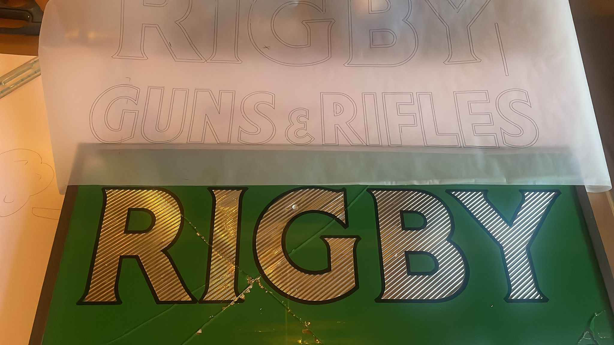 Rigby Guns makers, NGS restoration sign writiers